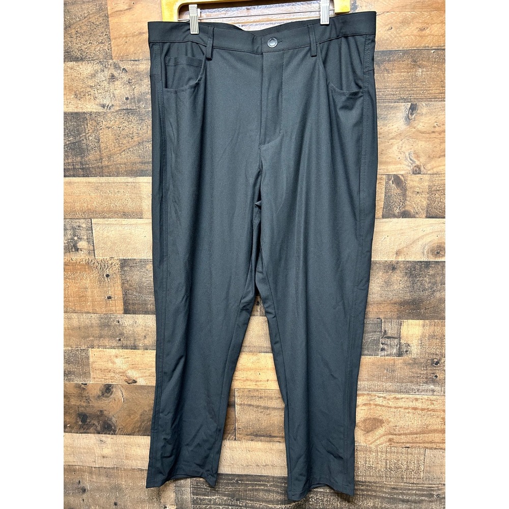 Quiksilver Mens Black Slim‎ Fit Stretch Travel Pants Size 36x30 New